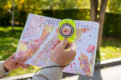 Miniatura 9 de Orienteering Compass - Hiking Backpacking Compass - Advanced Scout Compass Camping and Navigation - Boy Scout Compass Kids - Childrens Compasses for