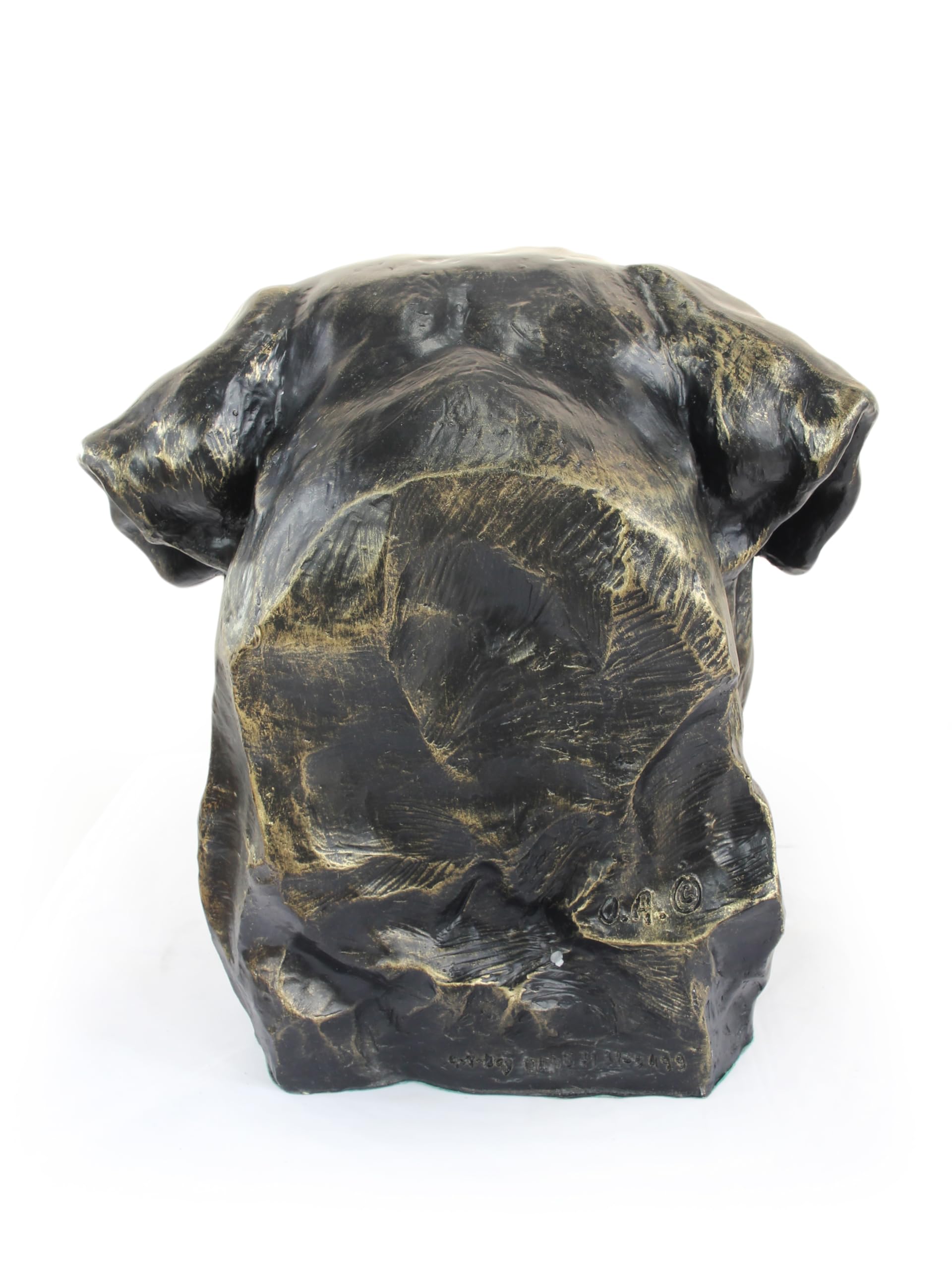 Statue d'animal en résine, figurine de chien Rottweiler pour la décoration de jardin, de maison ou de bureau