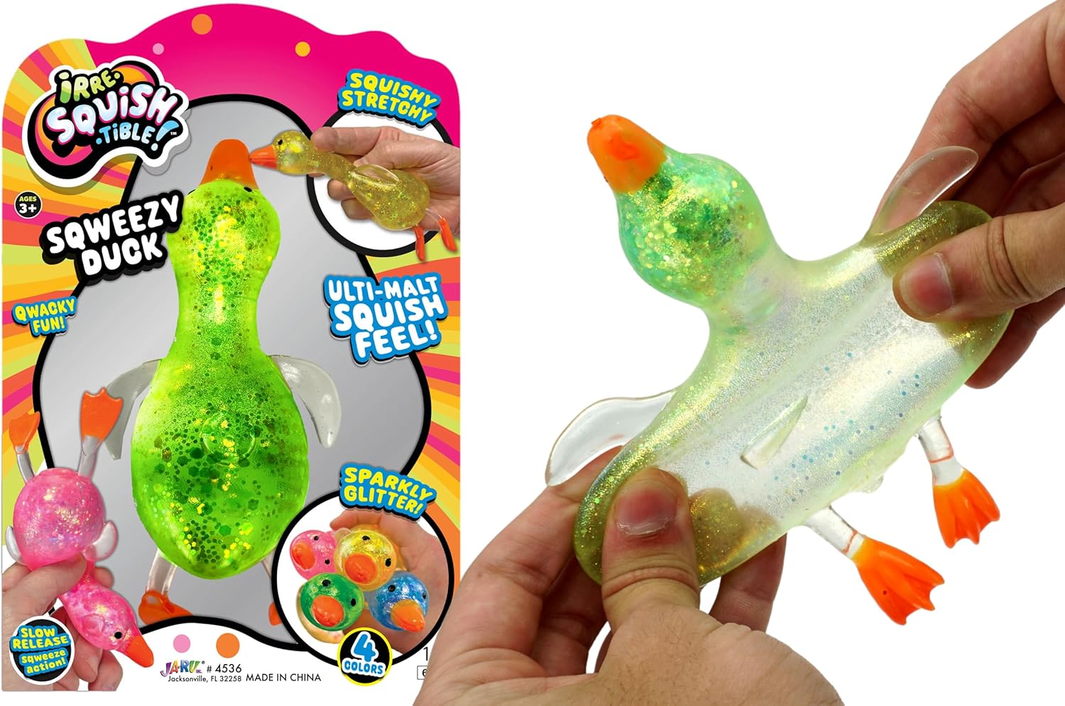JA-RU Squishy Glitter Ducks Stretchy Duck Toy Nepal Ubuy