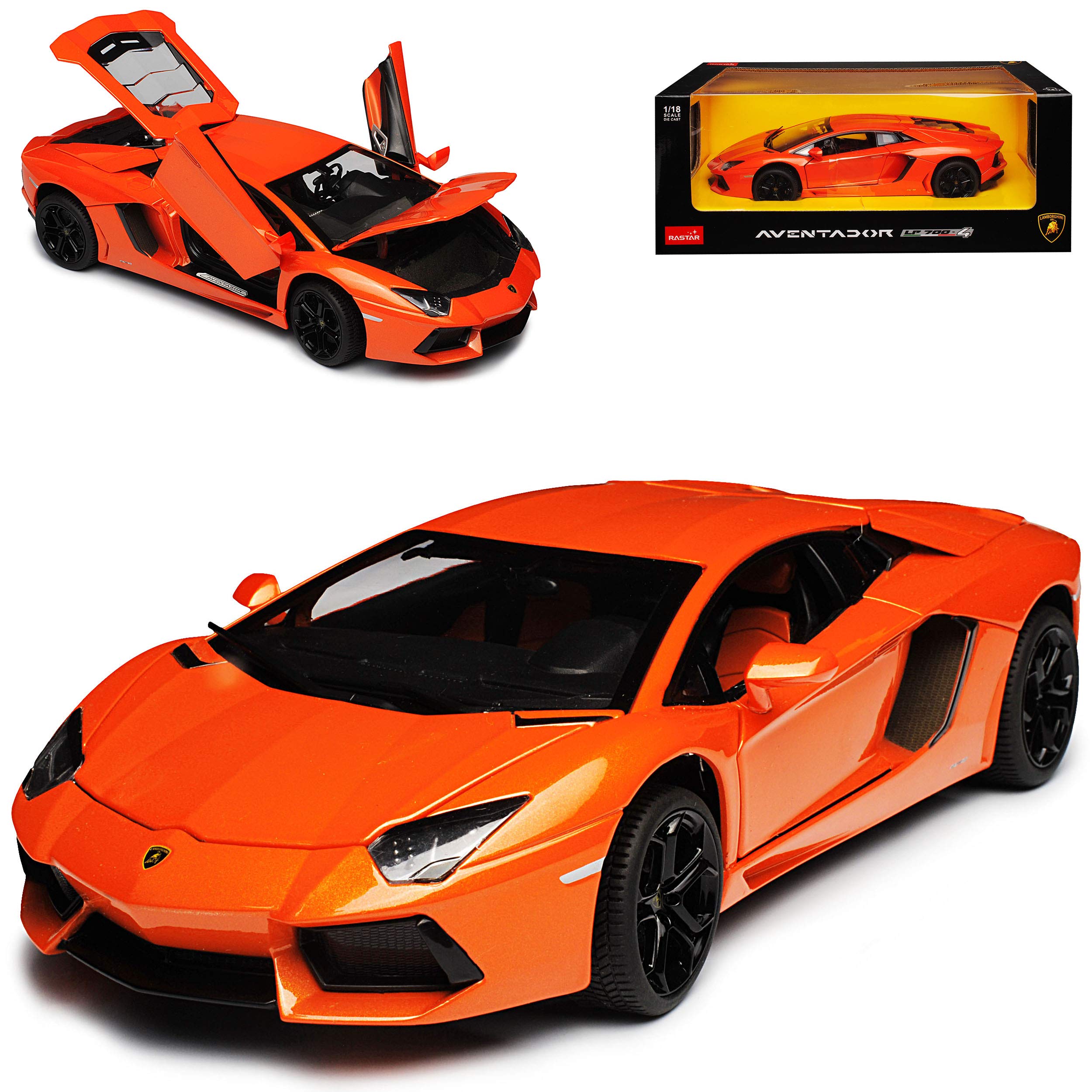 rastar Lamborgihini Aventador LP700-4 Coupe Orange Ab 2011 1/18 