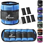 Sportneer 6.5 lbs/Pair Adjustable Ankle Weights for Men and Women, Weighted Leg Strength Training for Yoga Walking Running Aerobics Gym Physical Therapy