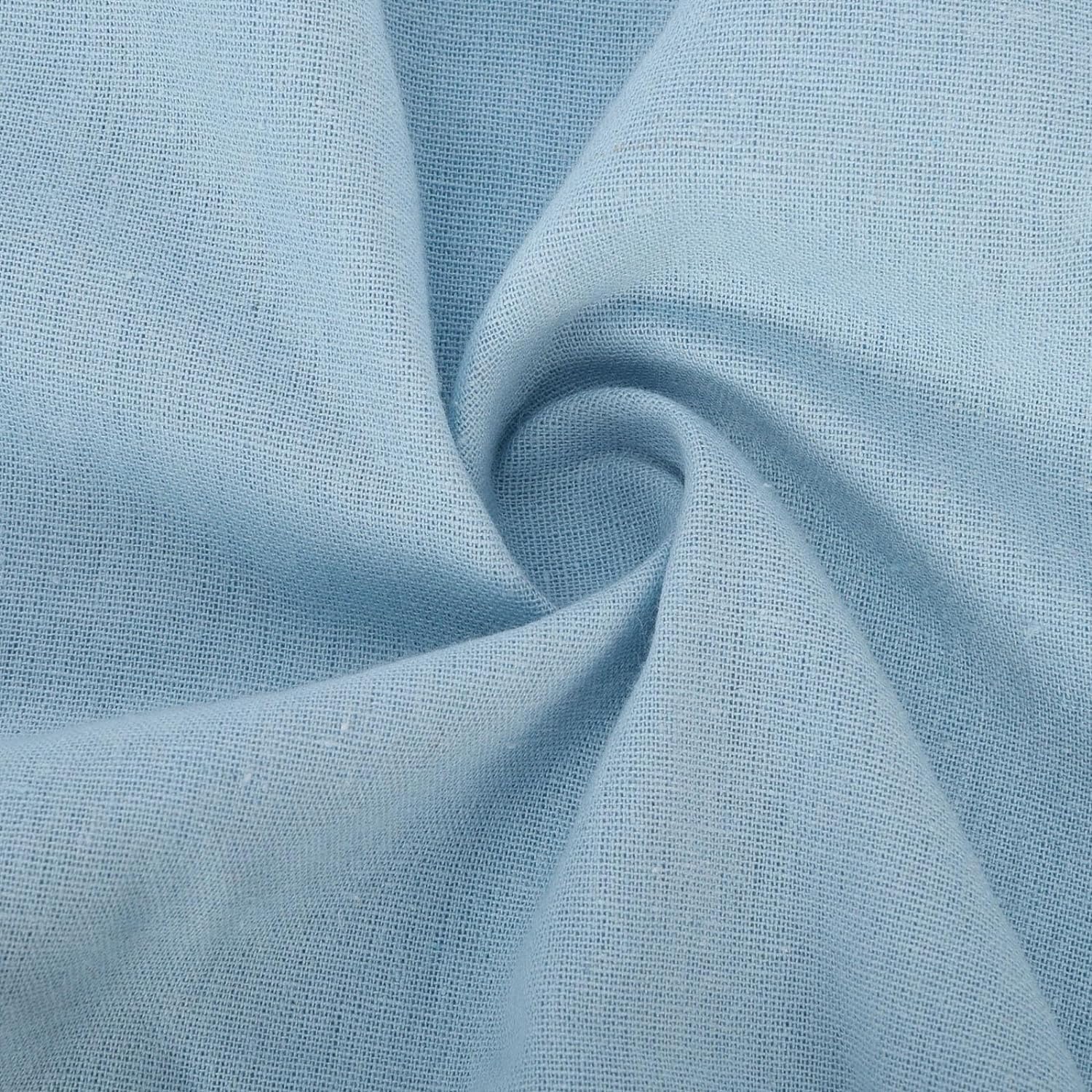 Womens Cotton Linen Midi Dress Summer Beach Casual Dresses V Neck Shift Dress Loose Fit Trapeze Dress - Image 5