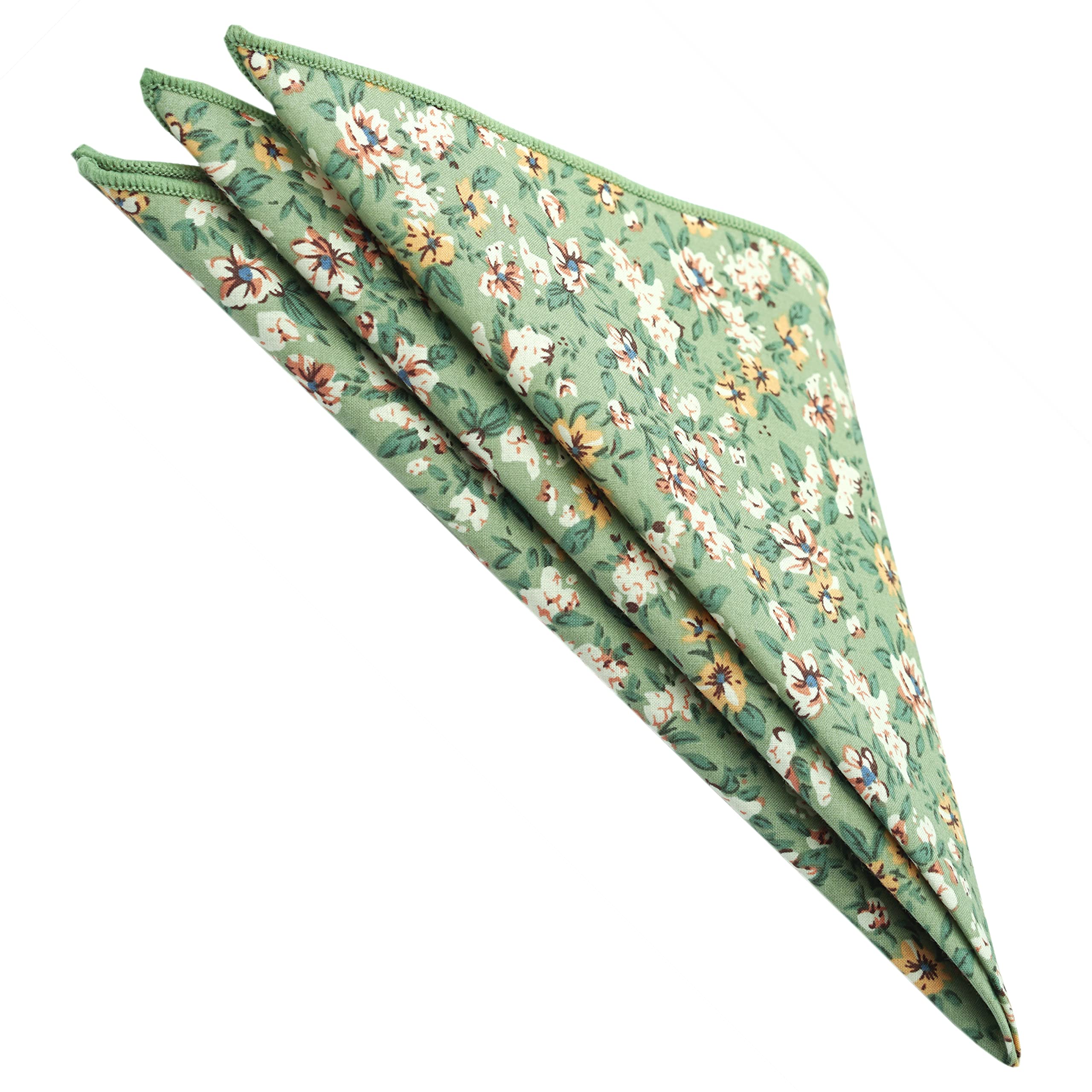 Herren-Krawatte mit Blumenmuster, 6,3 cm, handgefertigt, aus Baumwolle