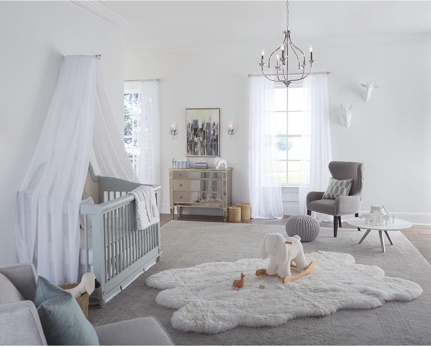 Super Brands Progress Lighting P400066-015 Tinsley Five-Light Chandelier, Polished Chrome Flash Deals - 60% OFF Progress Lighting P400066-015 Tinsley Five-Light Chandelier, Polished Chrome