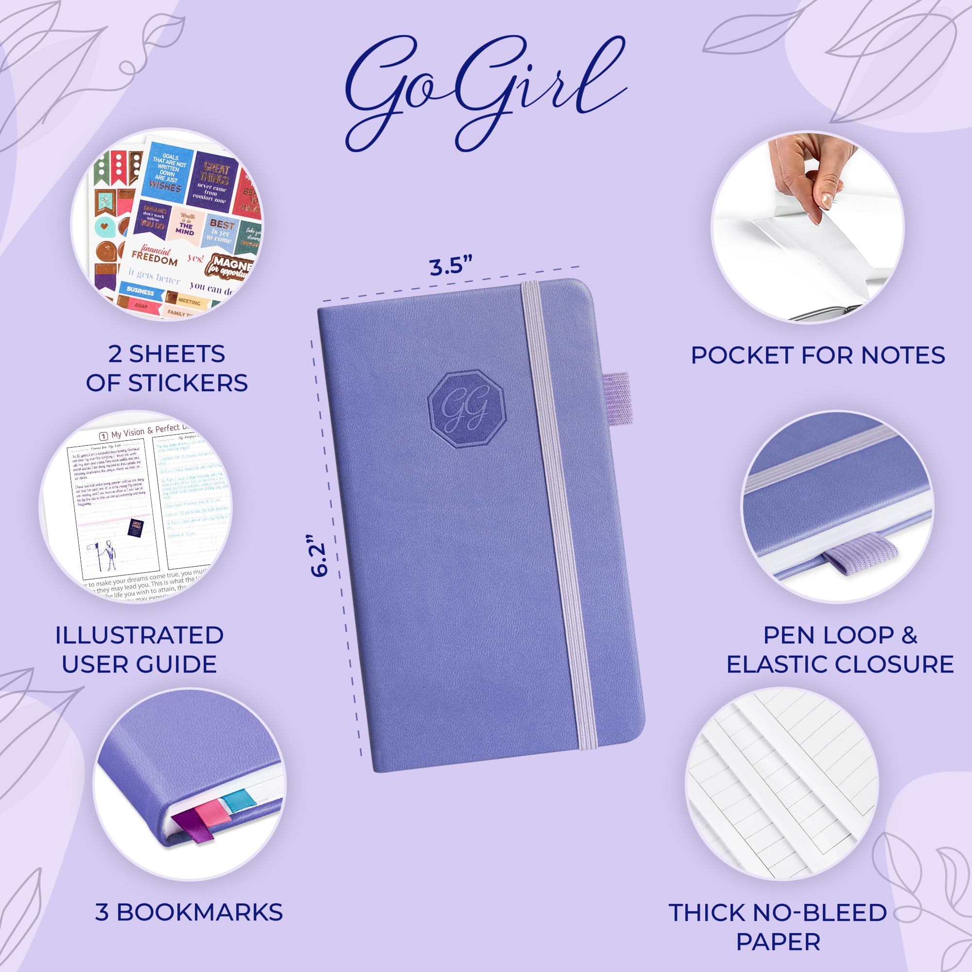 GoGirl Planner and Organizer for Women, Pocket Weekly Planner - Image 2