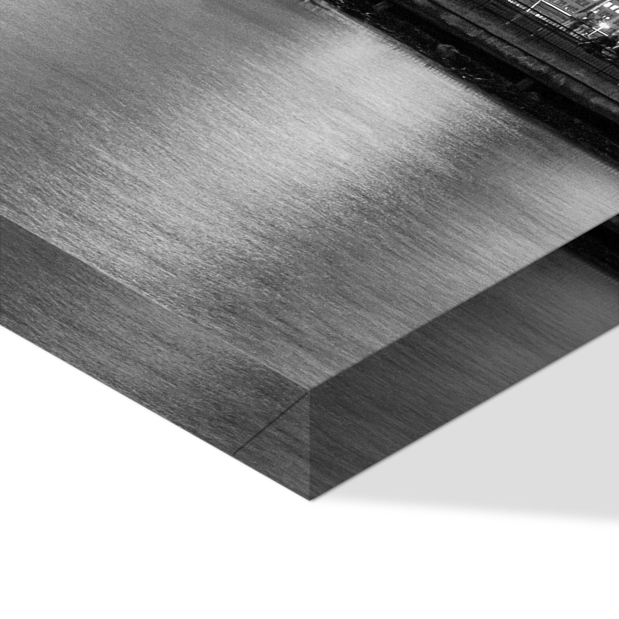 LUMASOUL Wandbilder Wohnzimmer Leinwandbild New York Skyline 120x80 cm