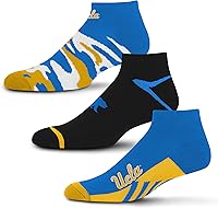 Vista 18 de For Bare Feet Paquete de 3 calcetines tobilleros unisex para adultos de la NCAA Camo Boom