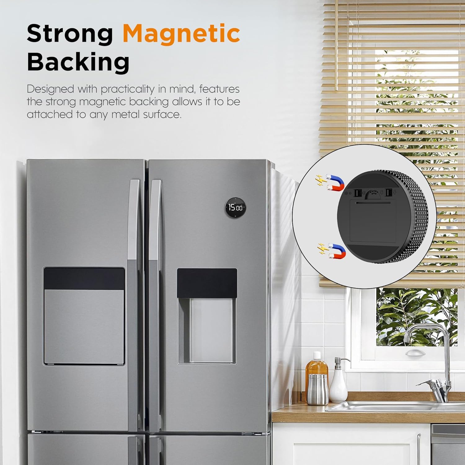 Another great deal on amazon: Upgrade Digital Kitchen Timer - Magnetic Countdown Countup Visual Pomodoro Timer with Large LED Display, 3-Preset Times (5, 15, 25), 3 Volume Levels, Ideal for Cooking, Baking and Fitness 5