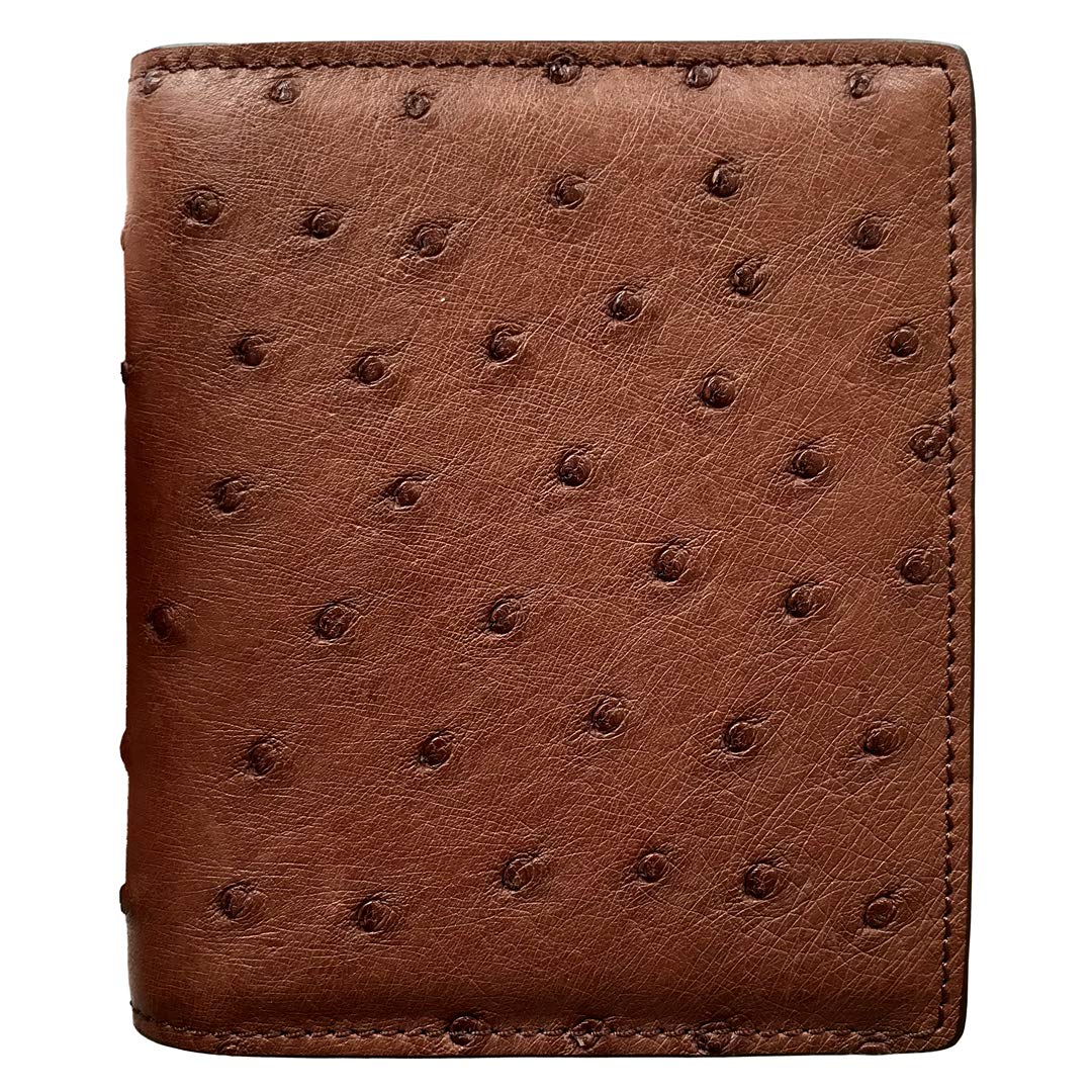 Genuine Ostrich Skin Wallet Genuine Leather Bifold Wallets for Men Hot Gift