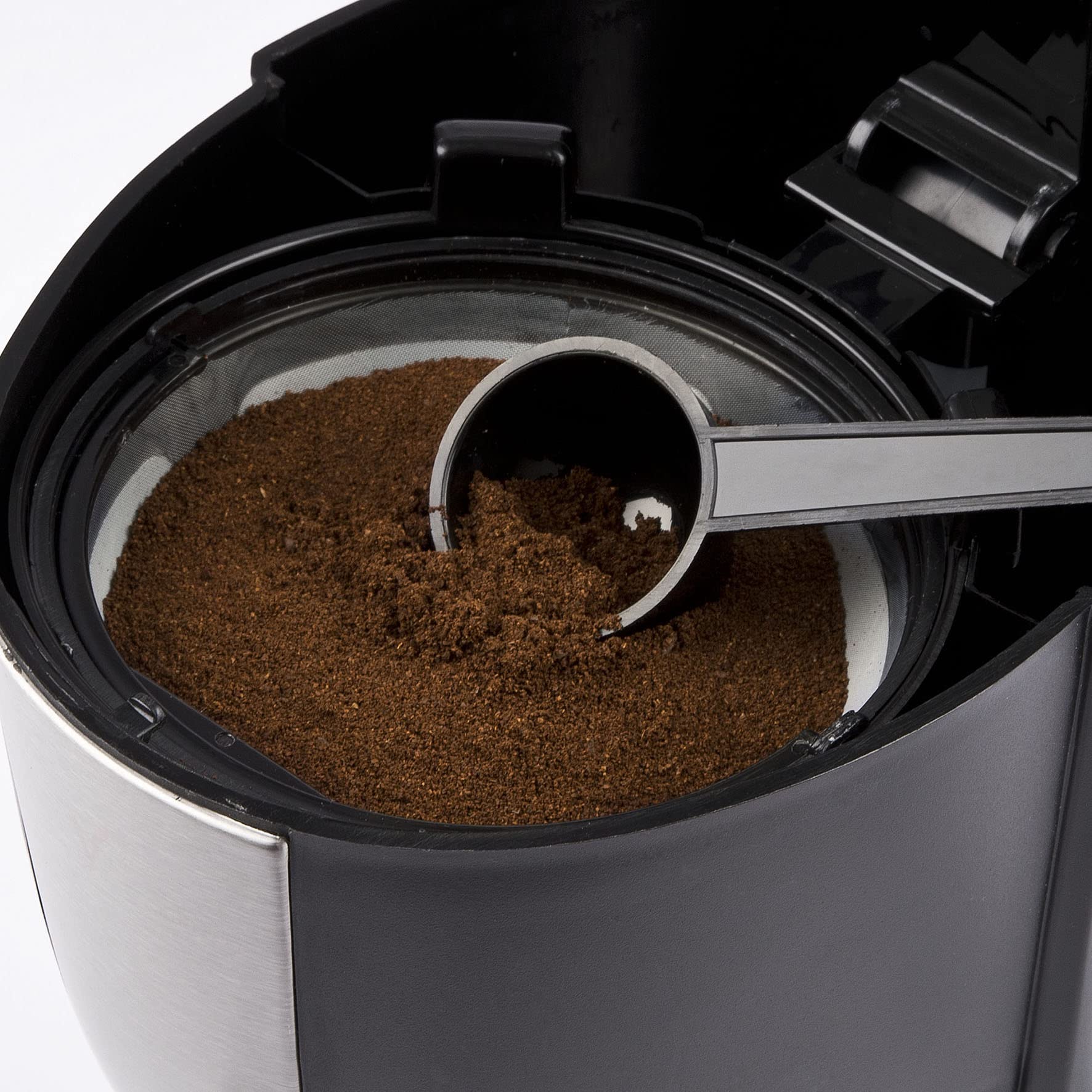 Girmi MC25 Cafetera de Goteo, 6 tazas, Filtro reutilizable, Sistema Antigoteo, Capacidad 600cc, 550W, Negro