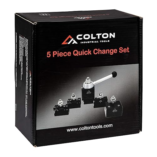Miniatura 8 de Colton Industrial Tools 5 Pc. AXA Machinist Pro cambio rápido cuña herramienta Post Set