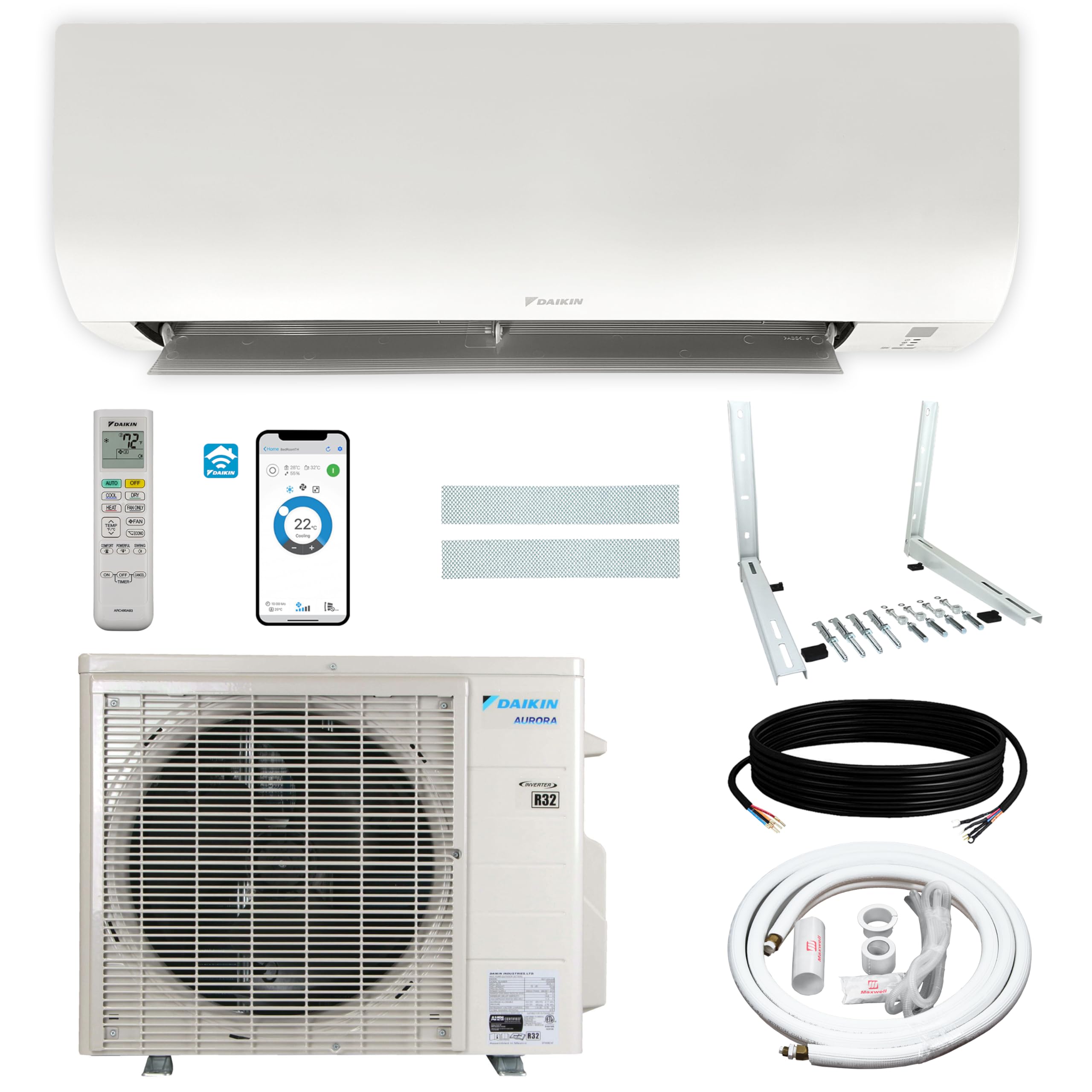DAIKIN - Nmu Amazon.com: Daikin 9,000 BTU 21 SEER2 Aurora Low Ambient