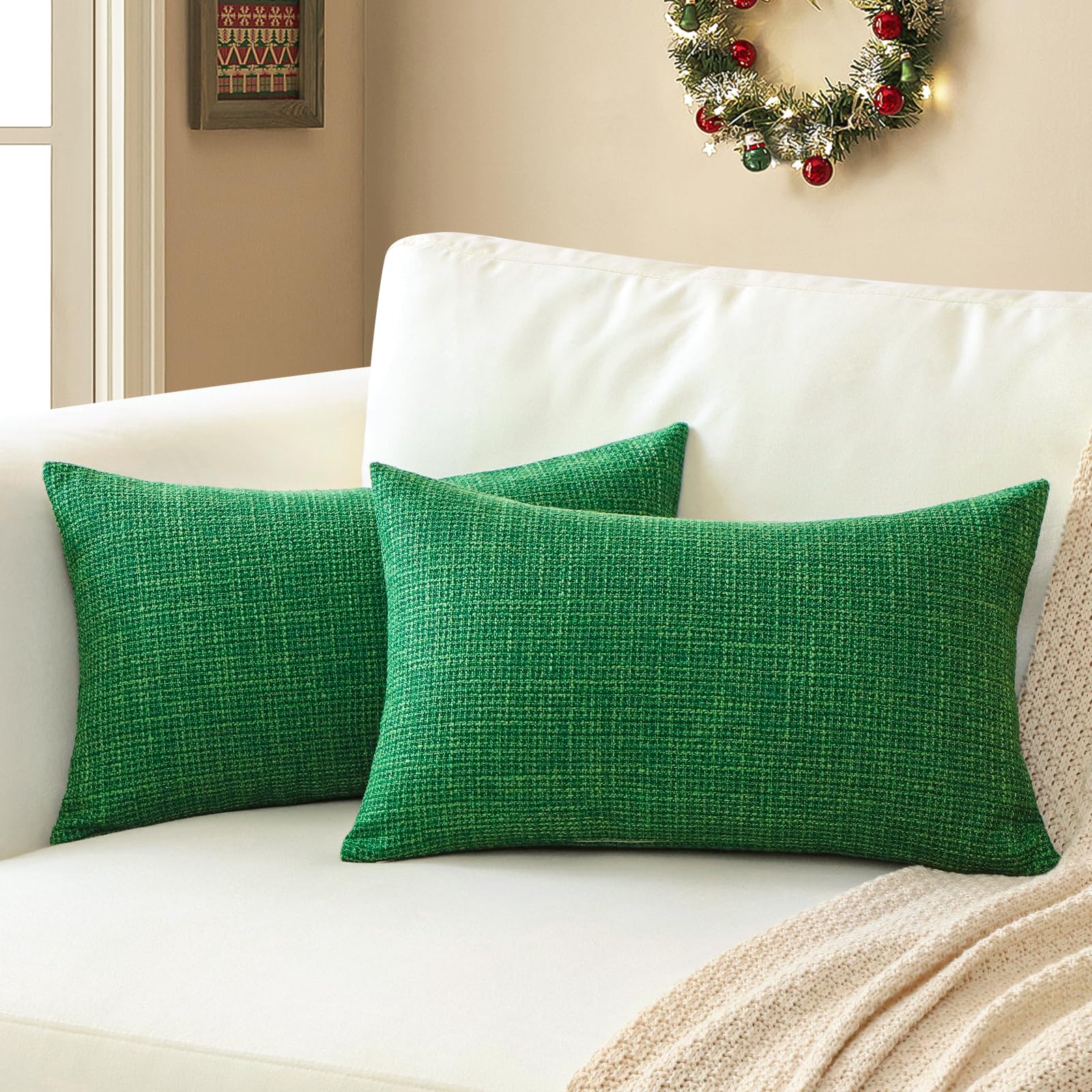 Housse de coussin en lin pour rénover votre canapé de salon