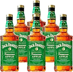 Whisky de Maçã Verde Jack Daniel's Apple 700ml 6 Unidades