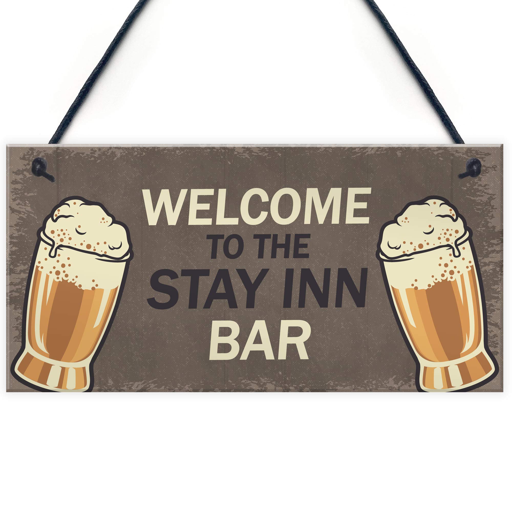 Red Ocean Funny Bar Signs Novelty Man Cave Plaques Quarantine Gifts Funny Gift Ideas