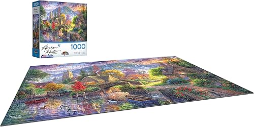 Miniatura 3 de Cra-Z-Art - RoseArt - Abraham Hunter - Mountain Village - Rompecabezas de 1000 piezas