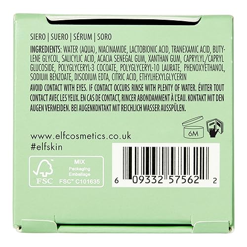 Miniatura 2 de e.l.f. SKIN Blemish Breakthrough - Suero rejuvenecedor de triple ácido, suero hidratante de noche para combatir imperfecciones, ayuda a mejorar el