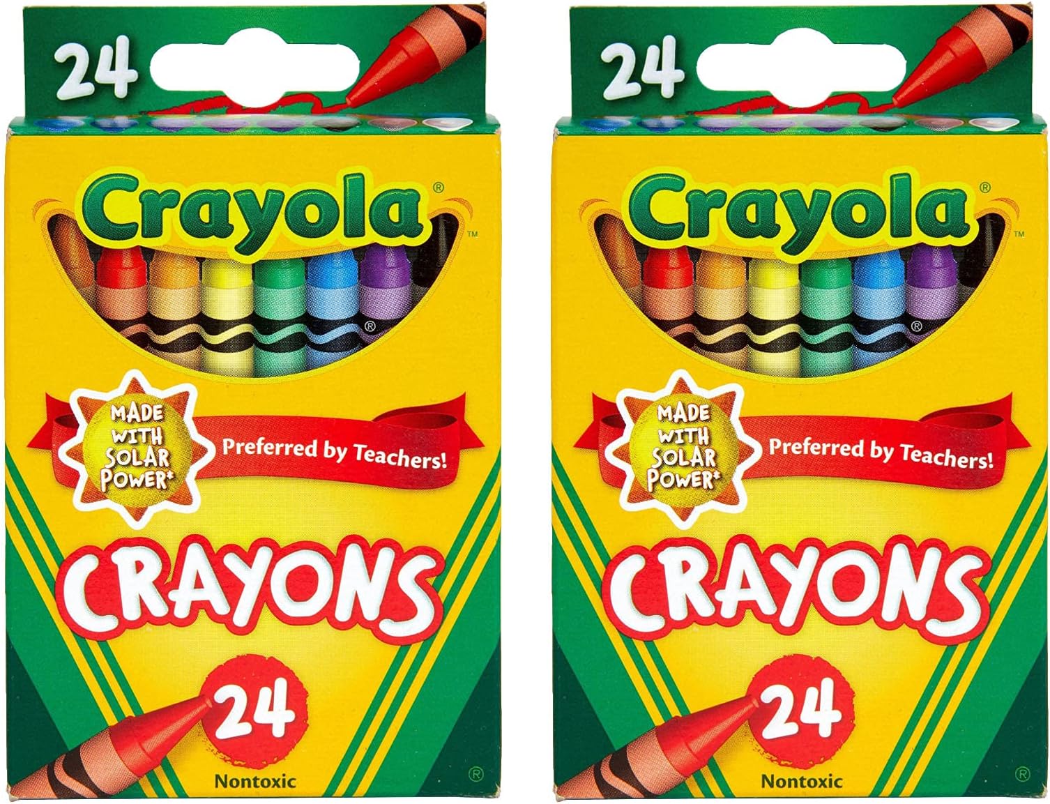 Crayons 24 ct (Pack of 2)