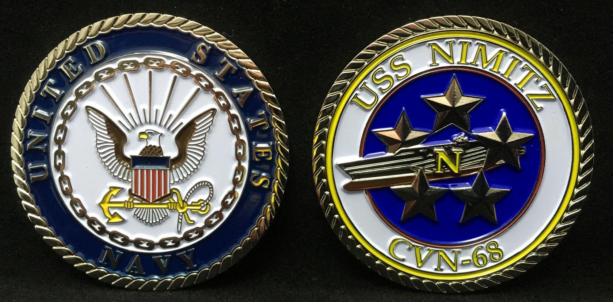 USS Nimitz CVN-68 (Enlisted) Challenge Coin