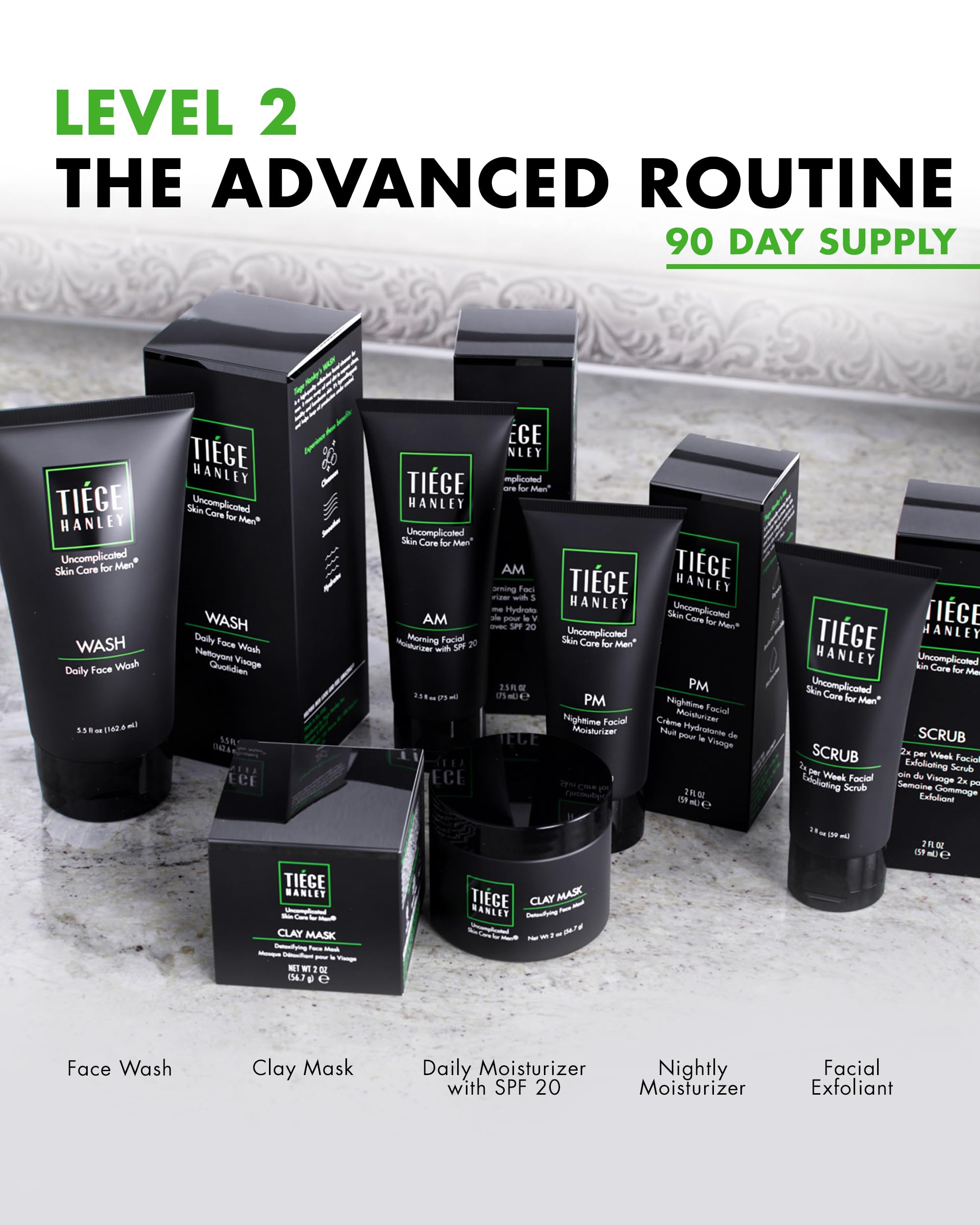 Tiege Hanley 90-Day Large Advanced Skin Care Routine For Men - Image 3