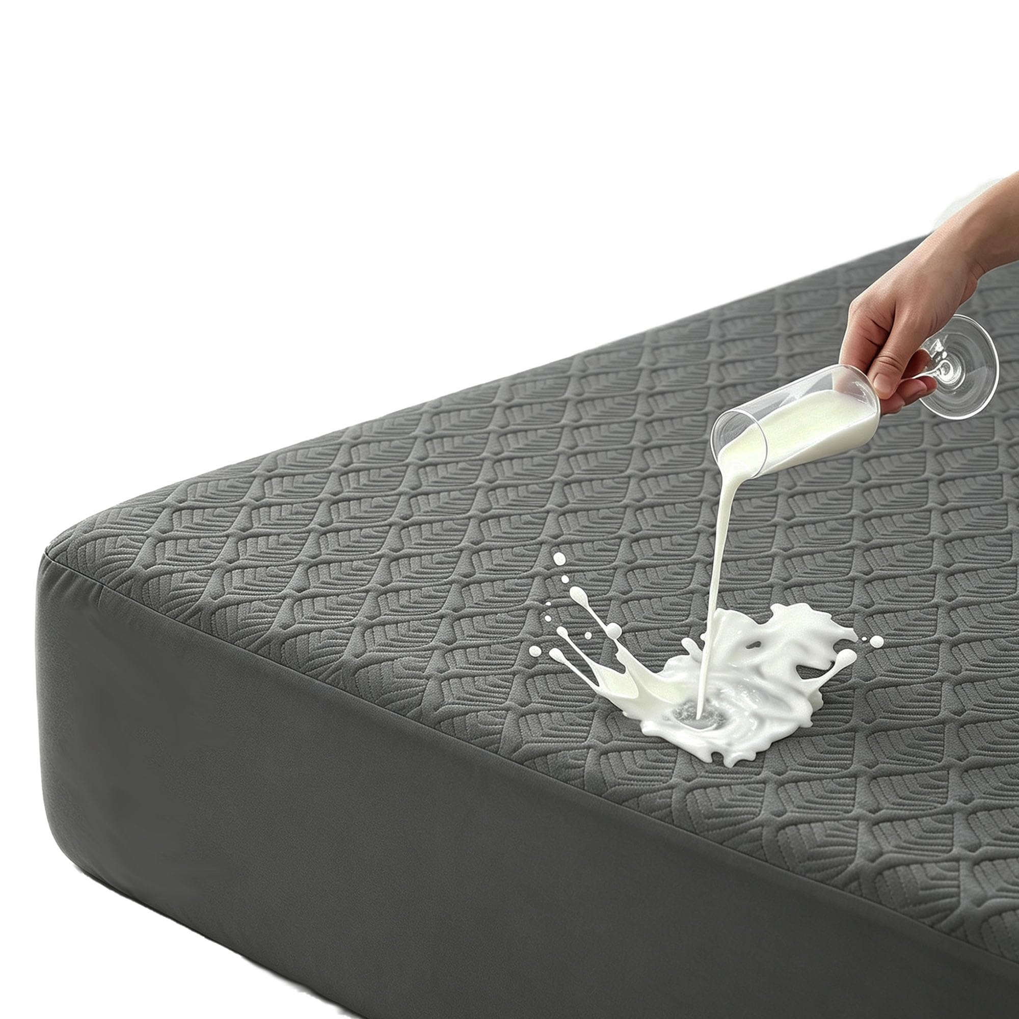 Softhour Full Waterproof Mattress Protector, 3D Cooling Mattress Protector
