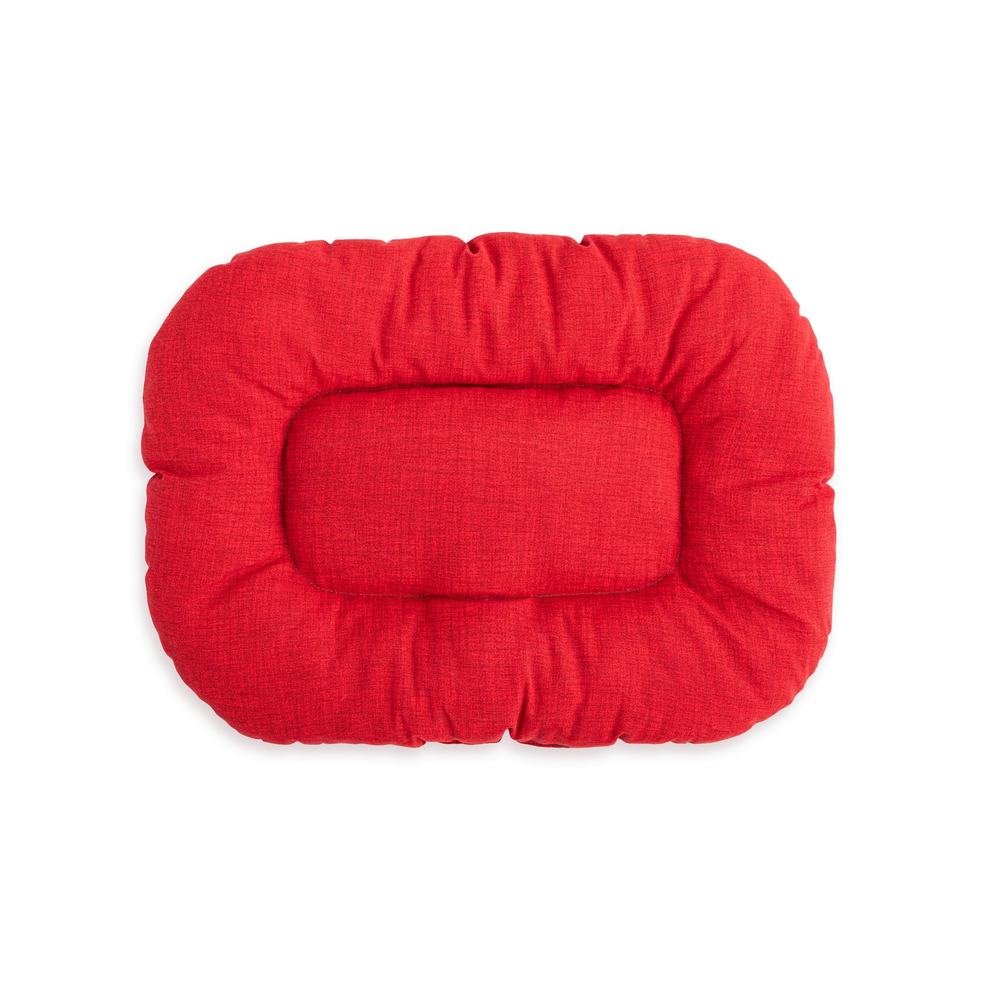 Letto e Cuscino per Cani e Gatti da Interno, Morbido, Design Confortevole in Tessuto Resistente – Cuccia per Cani da Interno in Varie Misure e Colori (rosso, cm.60x45)