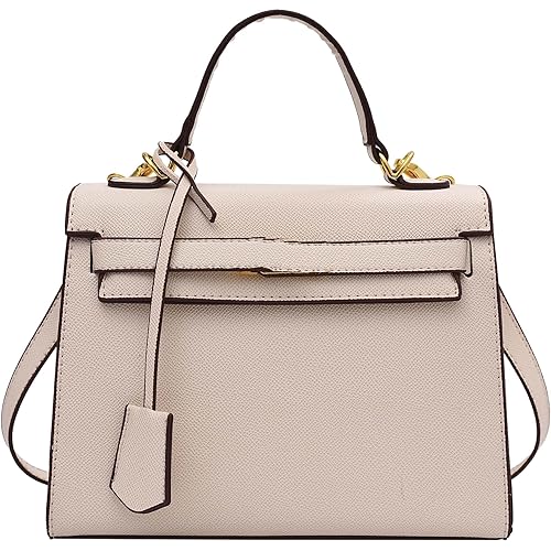Women's Top Handle Satchel with Detachable Strap Top Handle Bag Designer Leather Crossbody Bag Handbags Purses