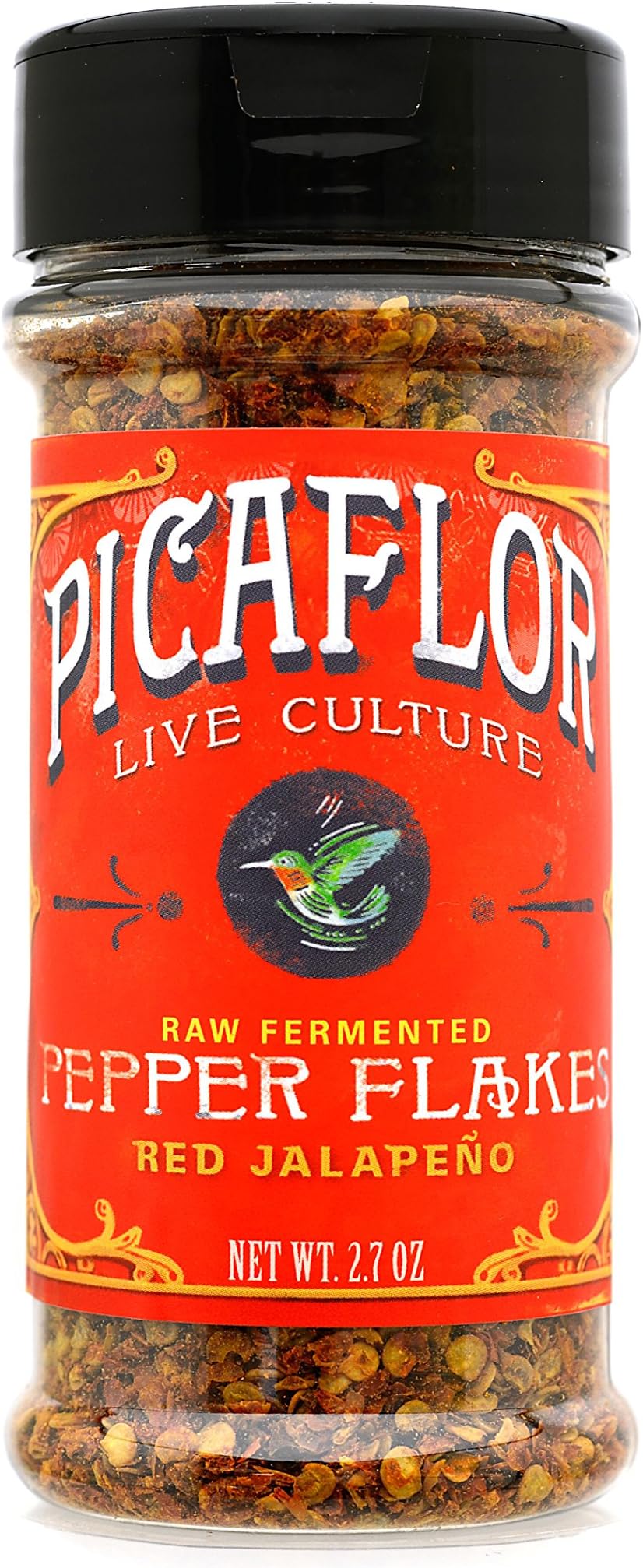 Picaflor Fermented Organic Pepper Flakes-Red Jalapeno