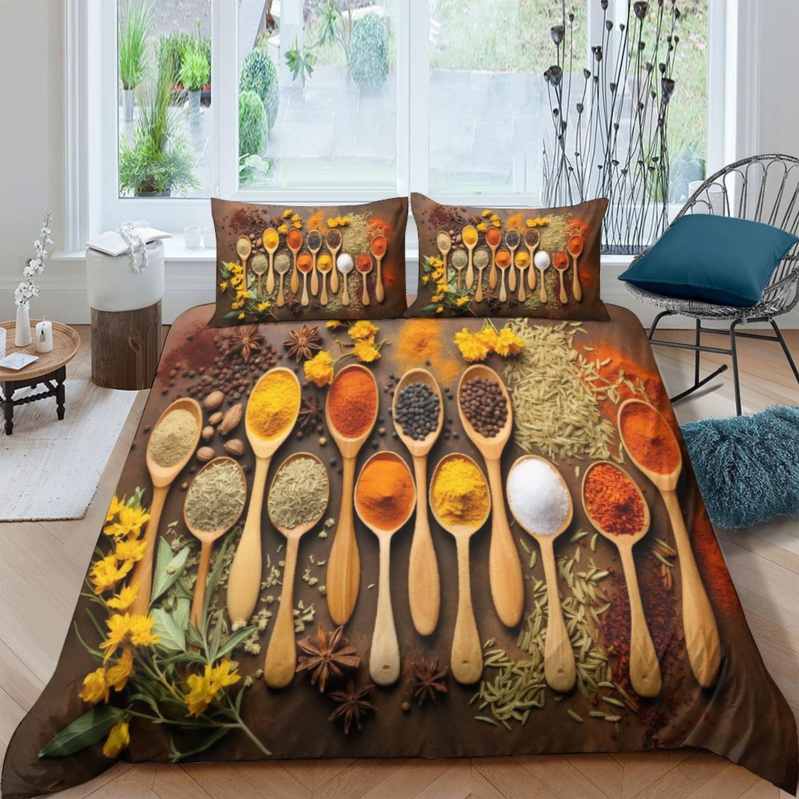 Housse de couette 3D avec fermeture éclair pour enfiler votre couette sans effort