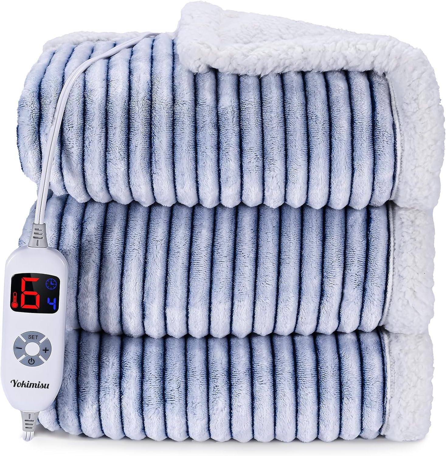 Heated Blanket Extremely Soft and Comfortable Electric Sherpa Blanket