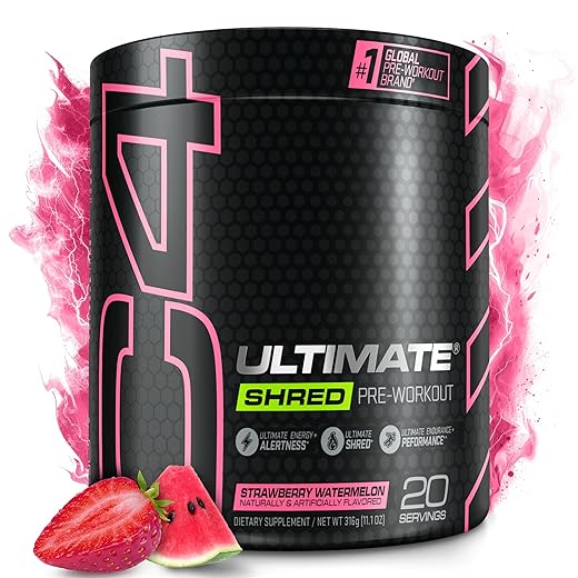 01. Cellucor C4 Ultimate Shred Pre Workout Powder