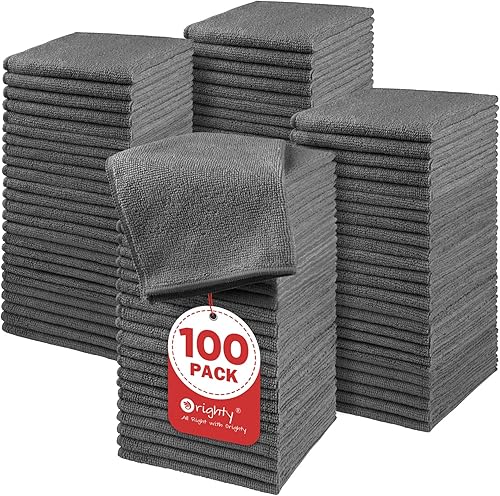 Miniatura 13 de Orighty Paquete de 5 toallas faciales de microfibra, altamente absorbentes y suaves al tacto, toallas de mano para baño, hotel, spa y gimnasio, 11.5