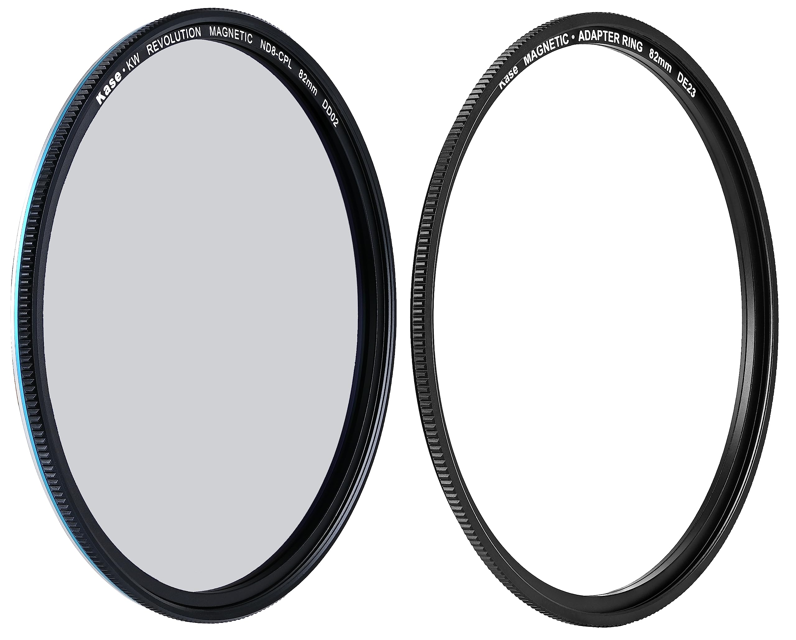 Kase Wolverine Revolution Magnetfilter CPL + ND8 – 82 Mm, Stoßfestes Gehärtetes Glas Mit Adapter
