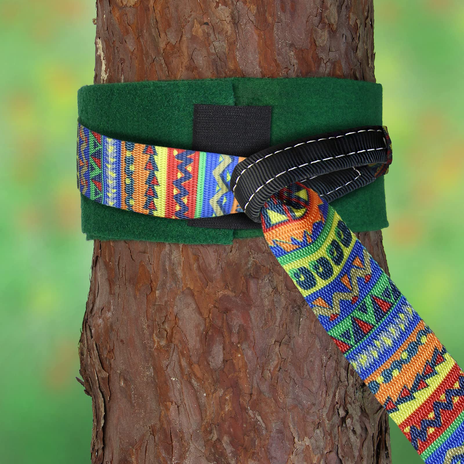 ALPIDEX Slackline Set 15 m + Protections pour Arbre et Protection cliquet, Convient aux Enfants, débutants et avancés