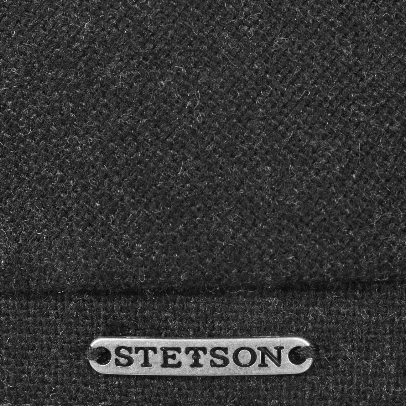 Stetson Brooklin Wool Cashmere płaska czapka męska – Made in EU – czapka z podszewką z bawełny – jednokolorowa czapka z daszkiem – czapka z daszkiem z żywej wełny i kaszmiru – jesień/zima