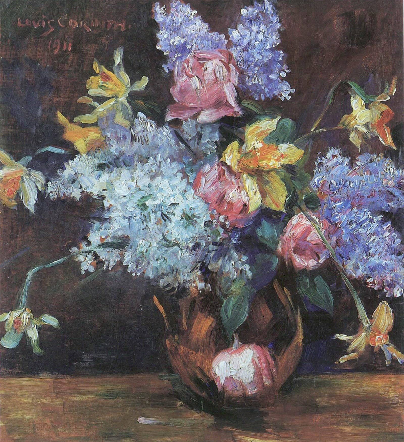 Pintura imagen pintura lienzo mural Lovis Corinth de 60x90cm para decoración de paredes de salón 5