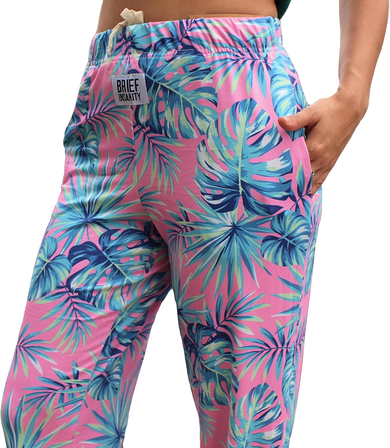 BRIEF INSANITY Funny Coastal Print Pajama Pants for Men & Women, Animal & Ocean Themed Loungewear (S-XXL)