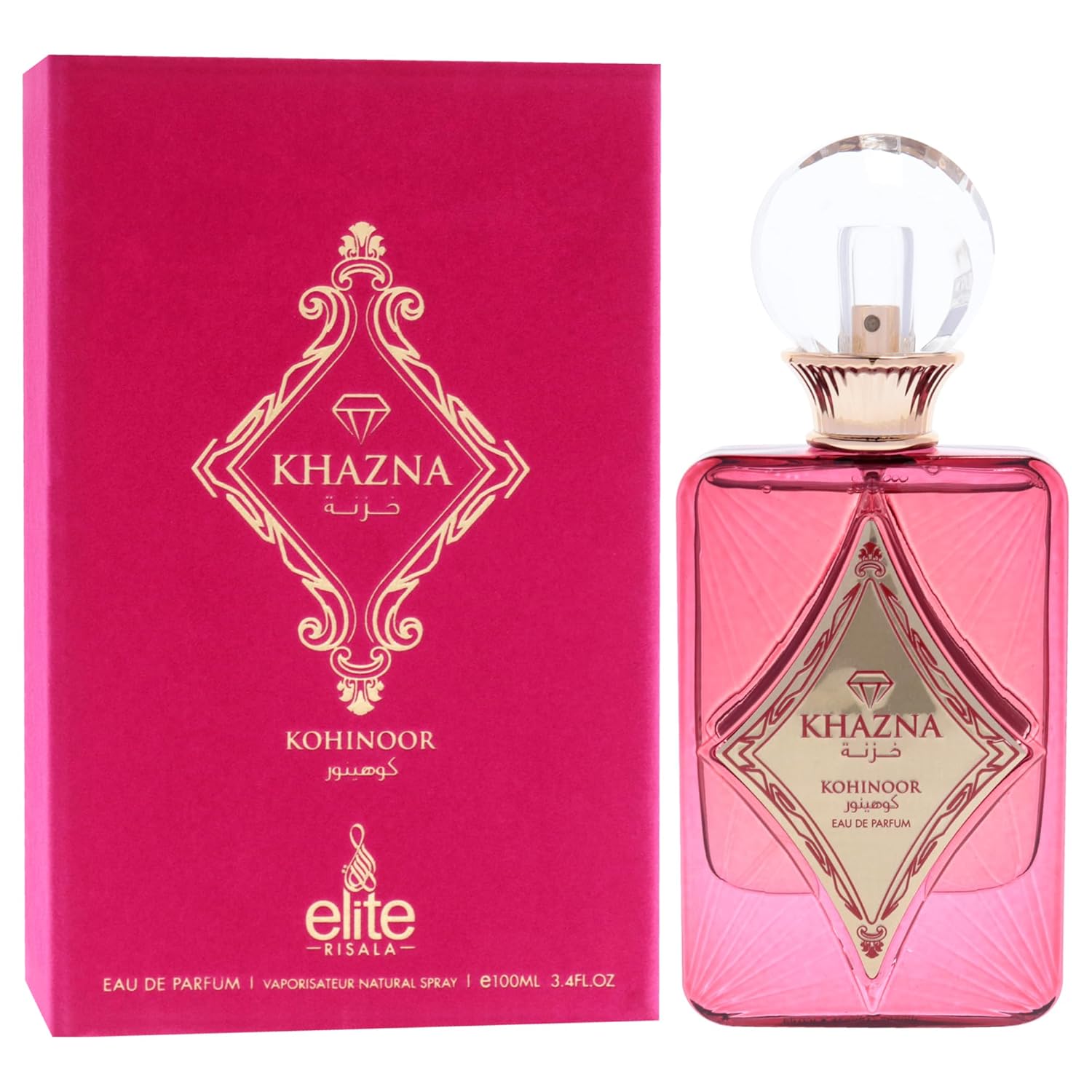 Risala Elite - Khazna Kohinoor for Unisex - 3.4 oz EDP Spray