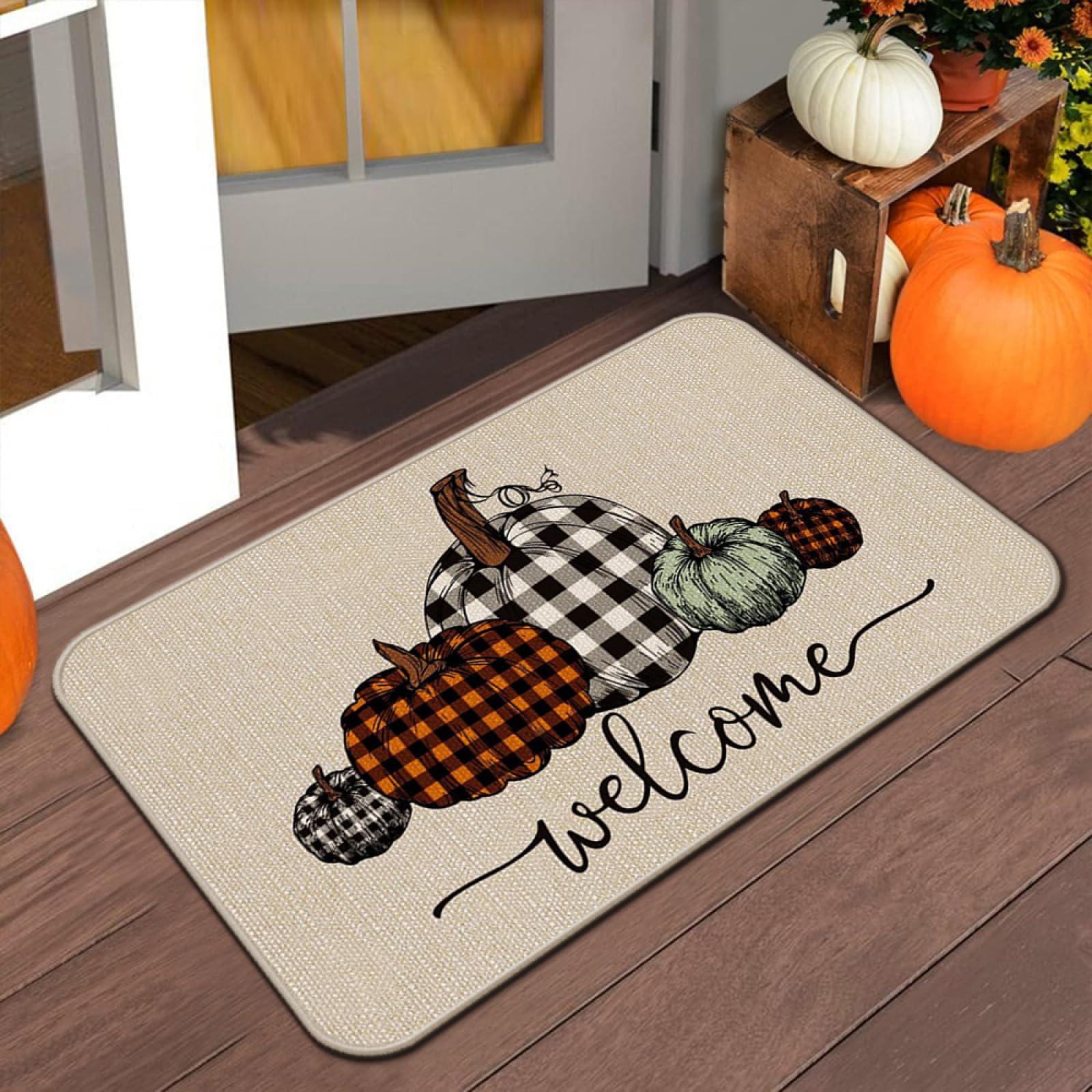 Felpudo Entrada Casa Geometría Gris Naranja Alfombra Salon Lavable Alfombra Entrada Casa Exterior Poliéster Felpudo Exterior Suave Alfombras de Salon Antideslizante Alfombras de Habitacion 100x150cm