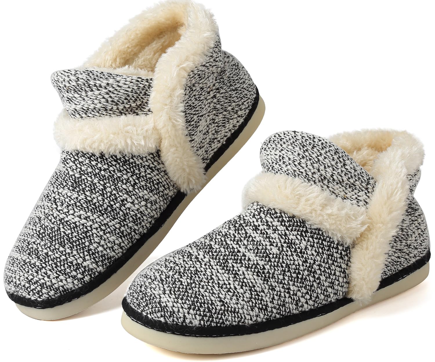 Lvptsh Pantofole da Casa Donna Uomo Invernali Ciabatte Peluche Comode Antiscivolo Stivaletto da Casa Morbido Scarpe Casa Calde Interne Esterno