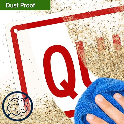 Miniatura 8 de Quiet Zone Please Be Considerate - Letrero de 10 x 14 pulgadas aluminio libre de óxido fabricado en Estados Unidos protección UV y resistente a la