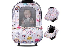 Ultra-Cozy Baby Car Seat Cover for All-Season Comfort