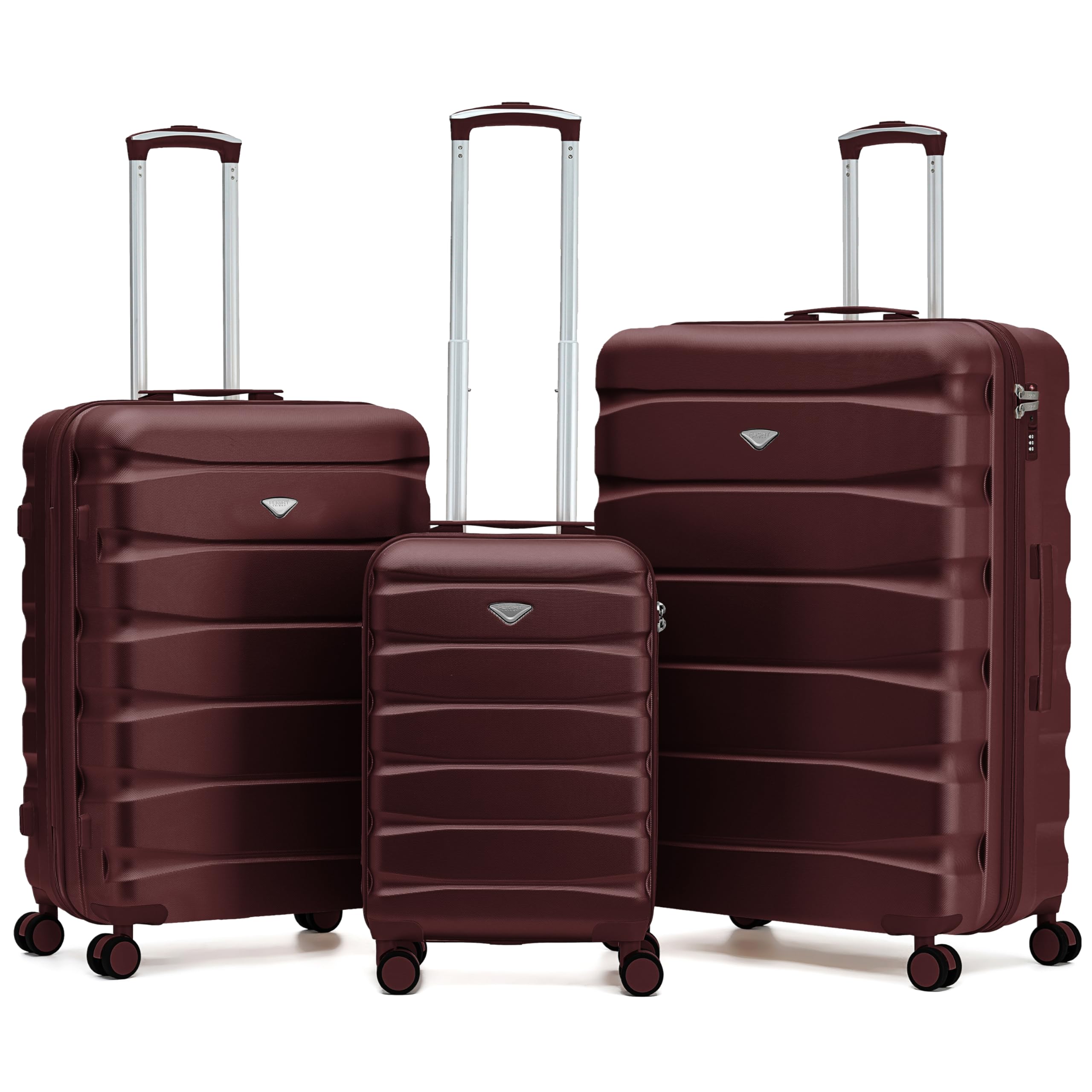 Flight Knight Underseat Cabin Suitcase 45x36x20cm | Free Hand Luggage for EasyJet & Wizz Air | Lightweight ABS Hard Shell with 8 Silent-Glide Spinner Wheels | Max Space Travel Bag — view 128