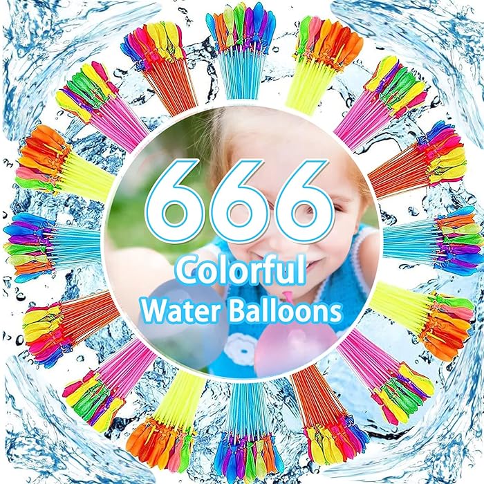 Buy Water Balloons Self Sealing Quick Fill Biodegradable Water Balloon