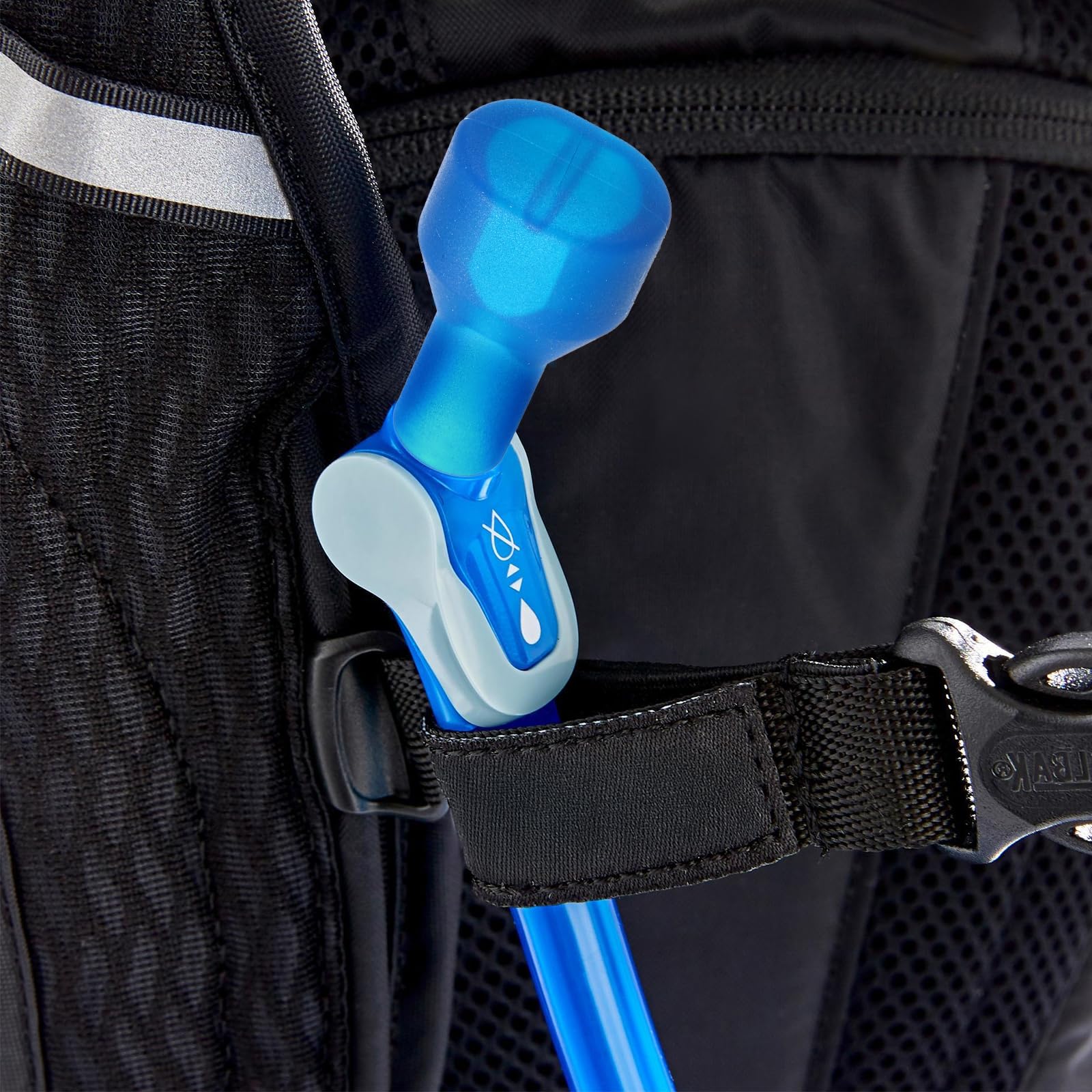 8 Pcs Bite Valve Replacement Mouthpiece, Replacement Bite Valve Tube Nozzle, Hydration Pack Bladder Accessories for Outdoor Most Brands Hydration, Backpack Water Reservoir