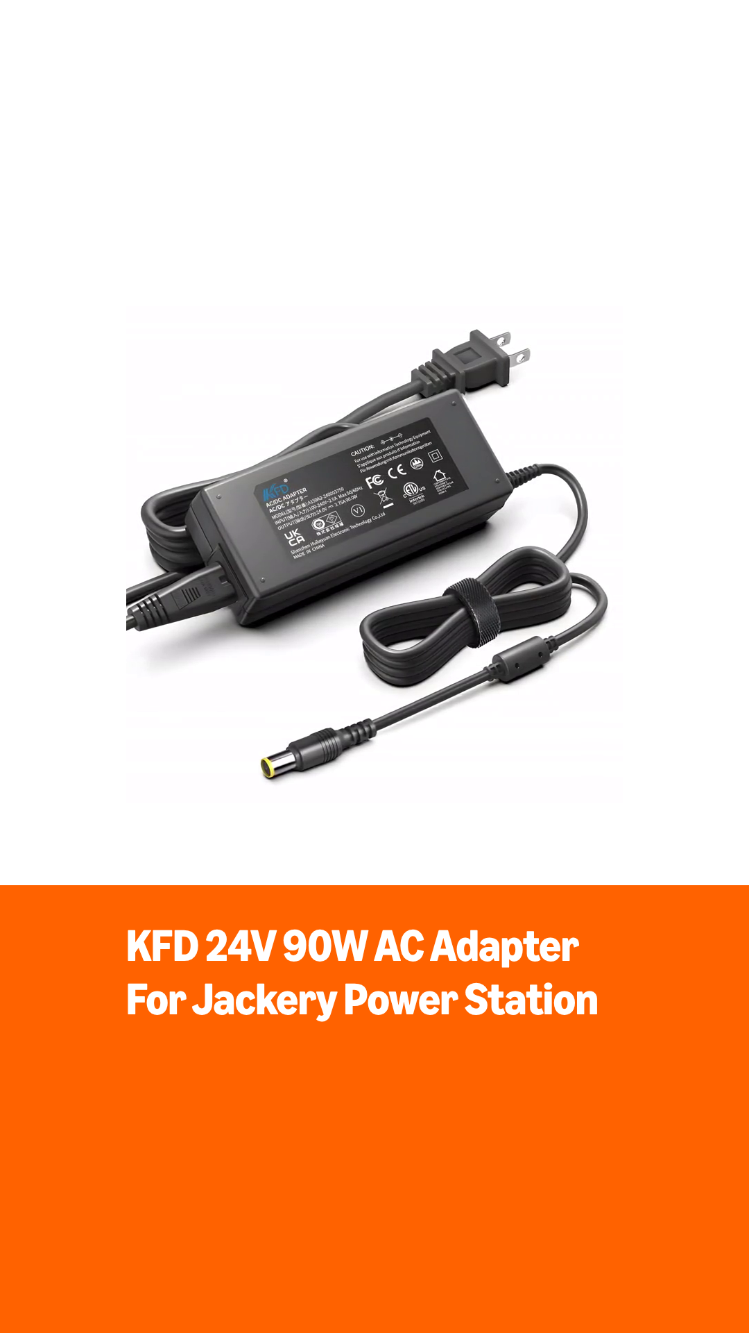 Amazon.com: KFD 24V 90W AC Adapter Compatible with Jackery Charger