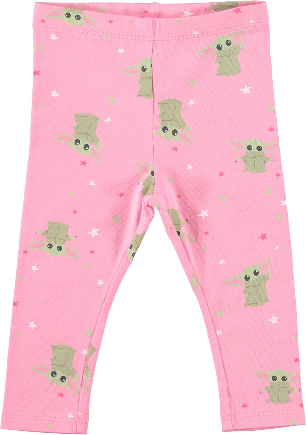 STAR WARS Baby Girls Baby Yoda 3 Piece Short Sleeve Bodysuit Pull-on Pants and Accessory - Image 5