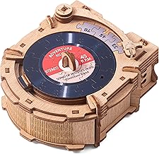 iDventure Cluepuzzle Record Player - Puzzle Box with Jigsaw Puzzle - Escape Room Game - Gift Box - Treasure Chest - 3D Wooden Puzzle - Sequential Puzzles Puzzle Box Adults - Money Gift - Gift