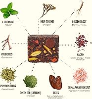 Vista 5 de GEM Energy Caffeinated Bite Energía Holística y Sostenida Apoya el Metabolismo, la Estamina y la Resistencia 40 mg de Cafeína, Raíz