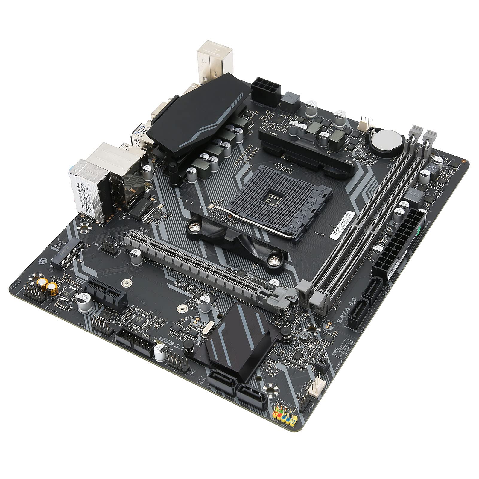 Bewinner Scheda Madre A520M Micro‑ATX, Memoria DDR4 a Doppio Canale Slot PCIE X16/PCIE 1X, Scheda Madre per Laptop VGA USB2.0/3.0 M.2